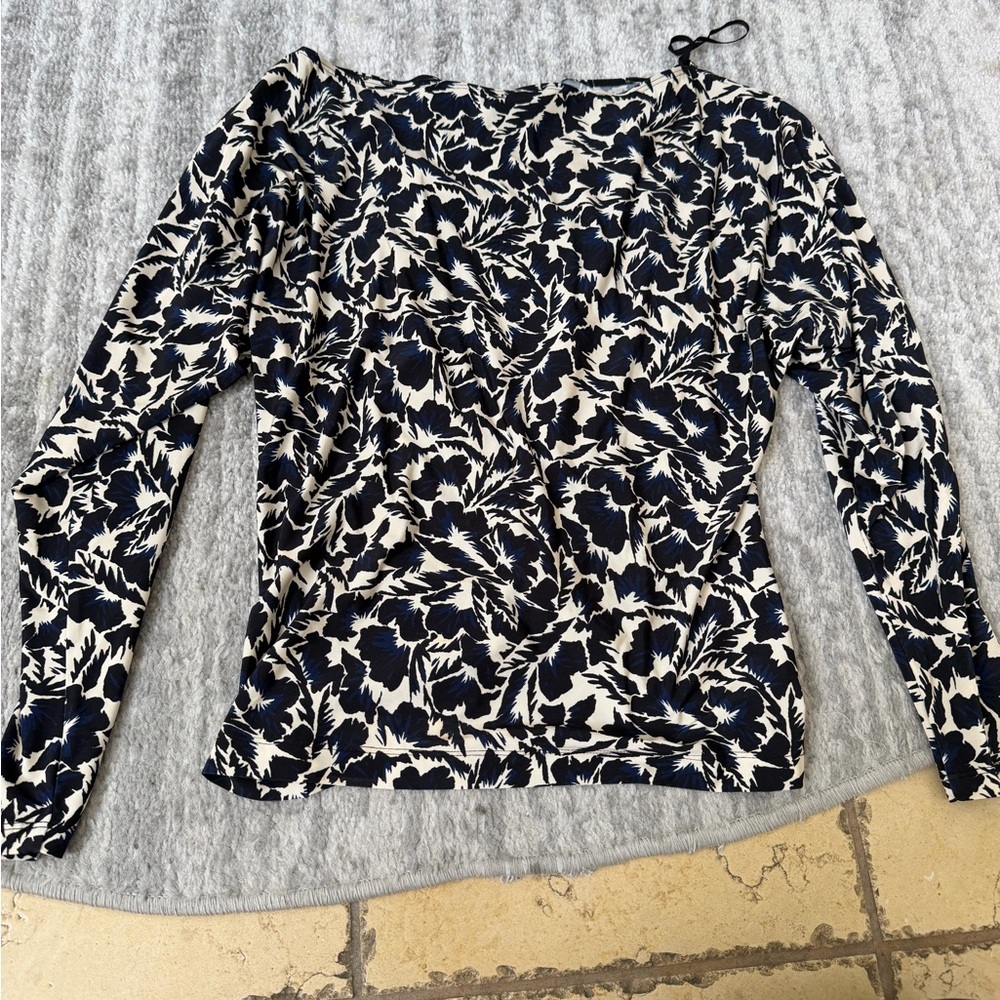 A.L.C. Tyler Printed Long-Sleeve Top